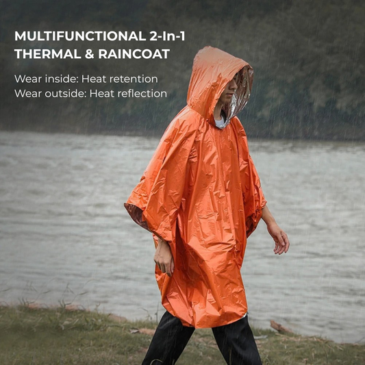 ThermaShield™ Emergency Poncho