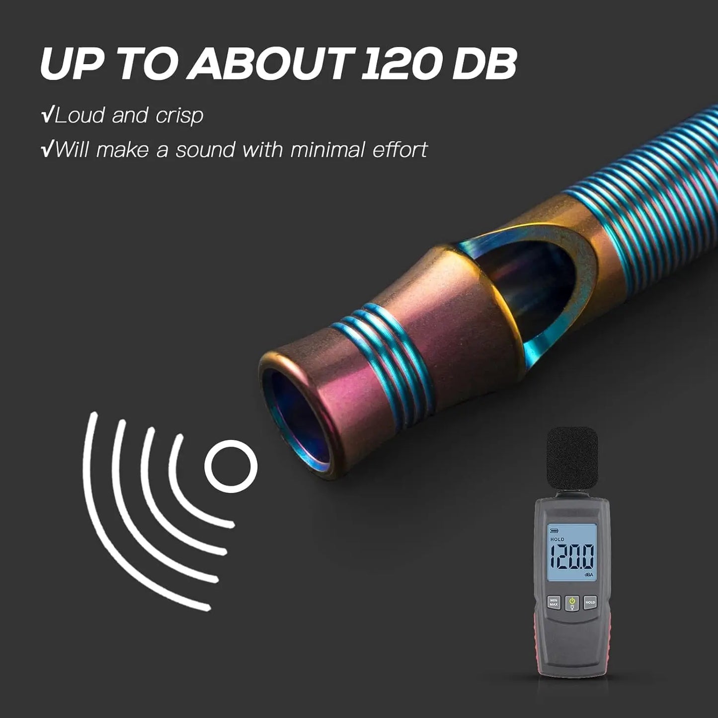 TitanSignal™ Emergency Whistle 120 dB