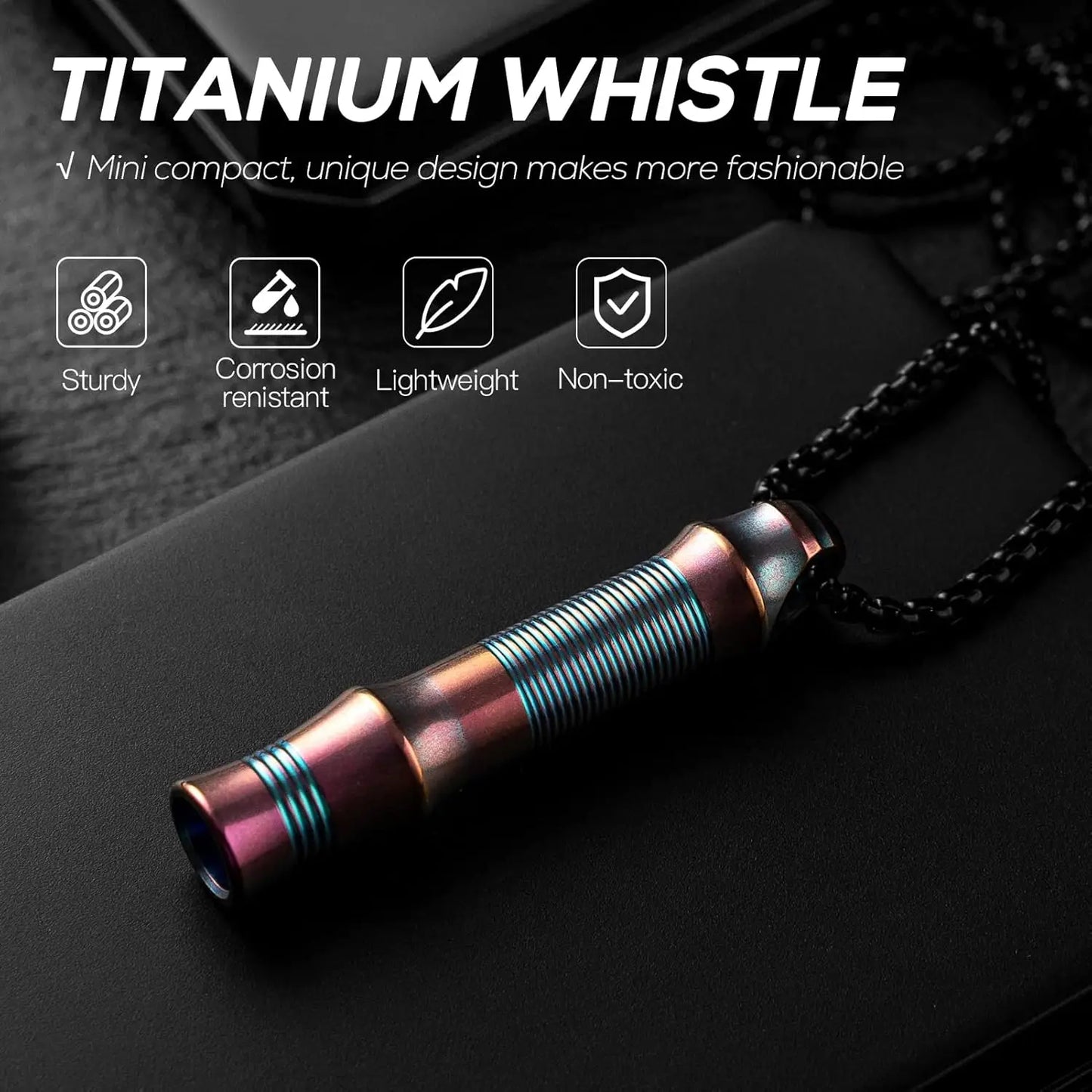TitanSignal™ Emergency Whistle 120 dB