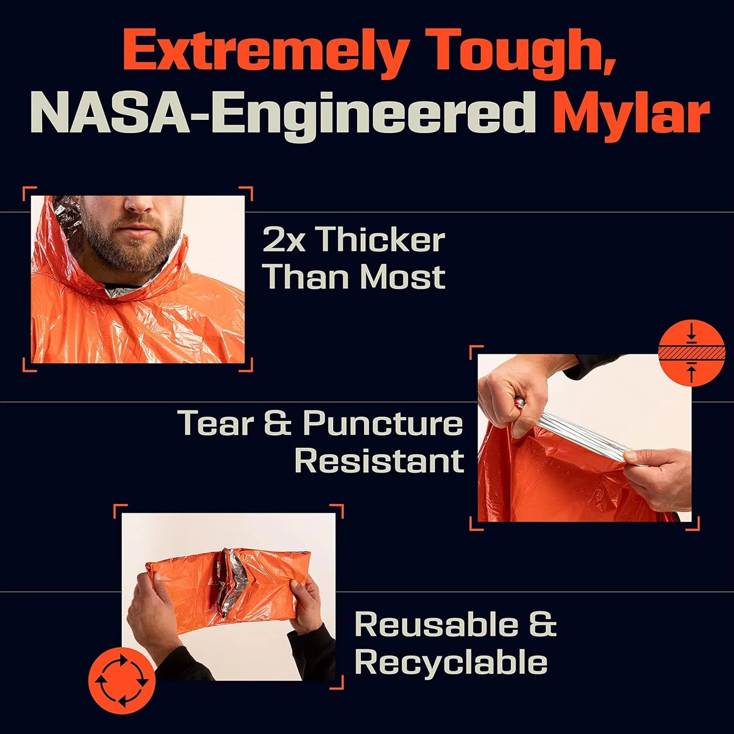 ThermaShield™ Emergency Poncho