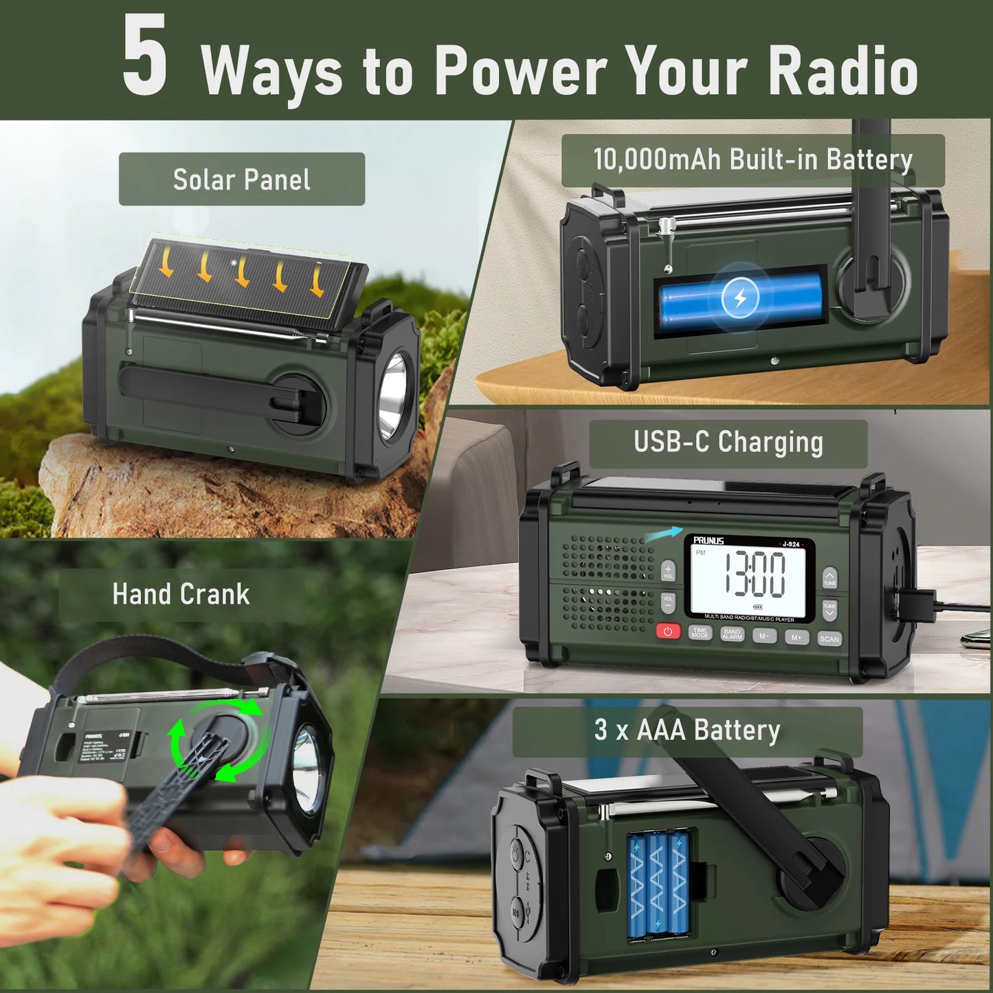 SafeSignal™ 10000 Solar Emergency Radio