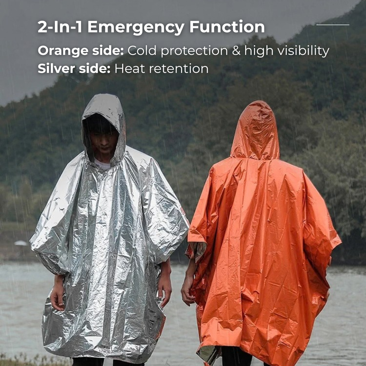 ThermaShield™ Emergency Poncho